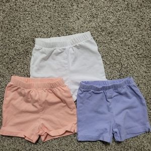Set of 3 the children's place cartwheel bike shorts 3t